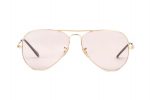 RAYBAN Sunglasses Aviator RB 3689 001/T5 Pink - Image 4