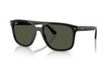 Ray-Ban RB 2213 901/31 Sunglasses Lens Size 55 & 58 Frame Shape Square Lens Color Green Frame Color Black Unisex