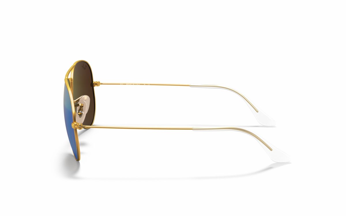 نظارة شمسية راي بان افياتور ومقاس عدسة 55 و 58 و 62 ملم وشكل افييتور رجالي RB 3025 112/19.