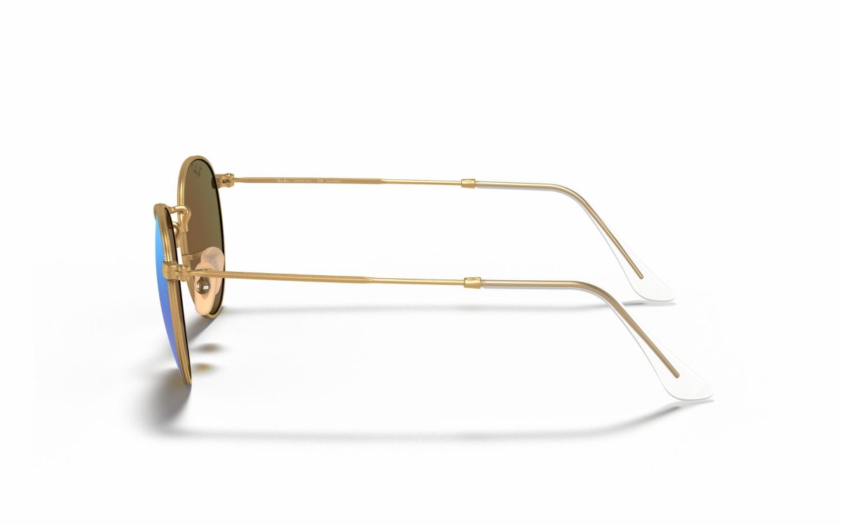 نظارة شمسية ريبان دائري فلاش باطار معدن ومقاس عدسة 50 ملم وشكل دائري رجالي ونسائي RB 3447 112/4L.