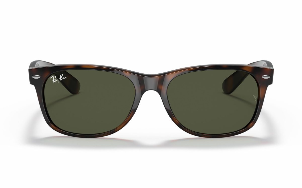 نظارة شمسية راي بان وايفاير RB 2132 902 المقاس 52 و 58 وشكل الاطار سكوير ولون العدسة أخضر رجالي ونسائي