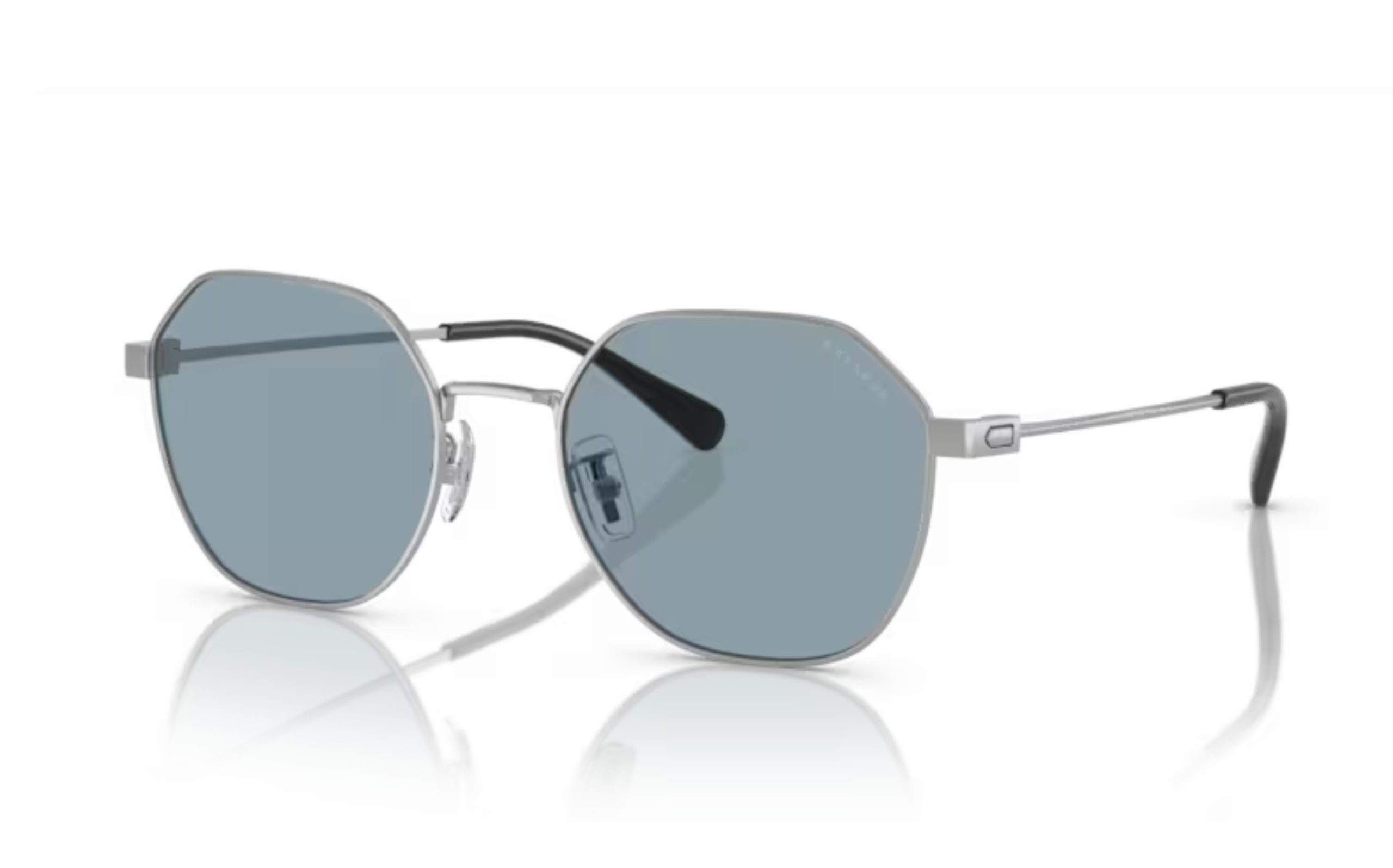 Coach blue clearance aviator sunglasses