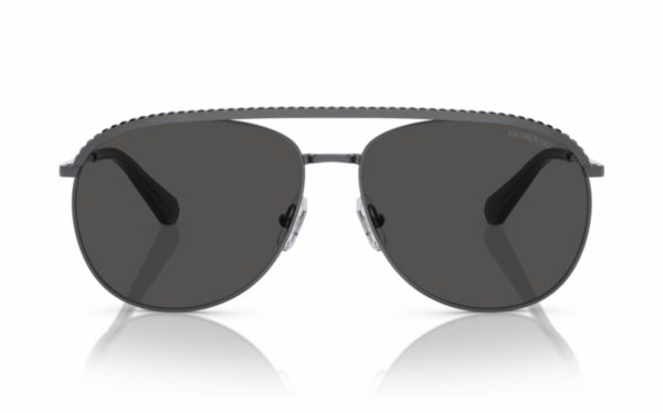 Swarovski Sunglasses SK 7005 401187 Lens Size 58 Frame Shape Aviator Lens Color Gray for Women