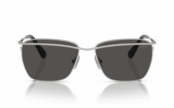 Swarovski Sunglasses SK 7006 400187 Lens Size 58 Frame Shape Rectangle Lens Color Gray for Women