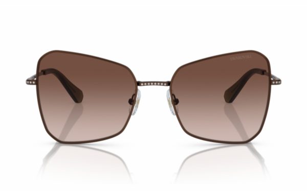Swarovski Sunglasses SK 7008 400213 Lens Size 57 Frame Shape Butterfly Lens Color Brown for Women