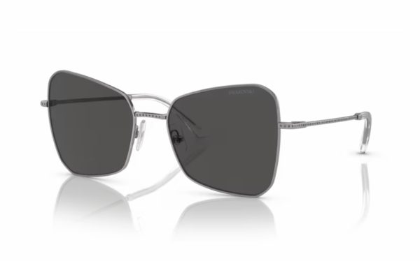 Swarovski Sunglasses SK 7008 400987 Lens Size 57 Frame Shape Butterfly Lens Color Gray for Women