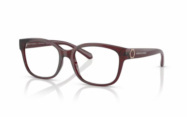 Armani Exchange Eyeglasses AX 3098 8241 lens size 53 square frame shape for women
