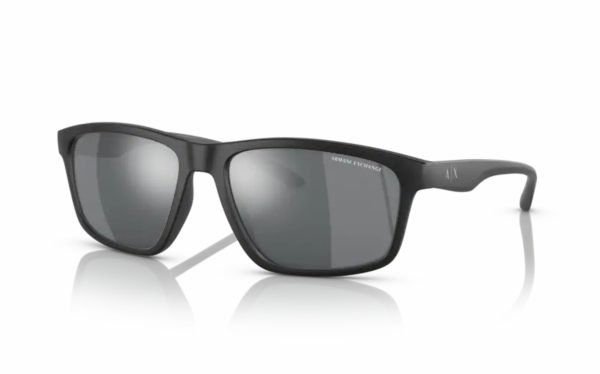 Armani Exchange Sunglasses AX 4122S 8078/6G Lens Size 59 Frame Shape Rectangle Lens Color Gray for Men
