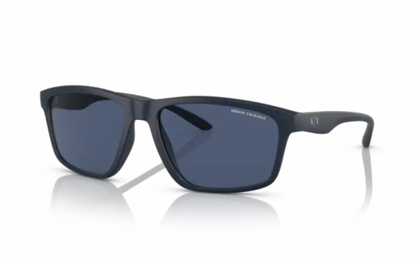 Armani Exchange Sunglasses AX 4122S 8181/80 Lens Size 59 Frame Shape Rectangle Lens Color Blue for Men