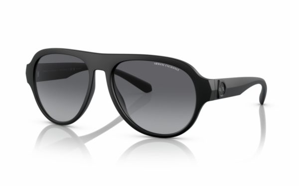 Armani Exchange Sunglasses AX 4126S 8078/T3 Lens Size 58 Frame Shape Aviator Lens Color Gray Polarized for Men