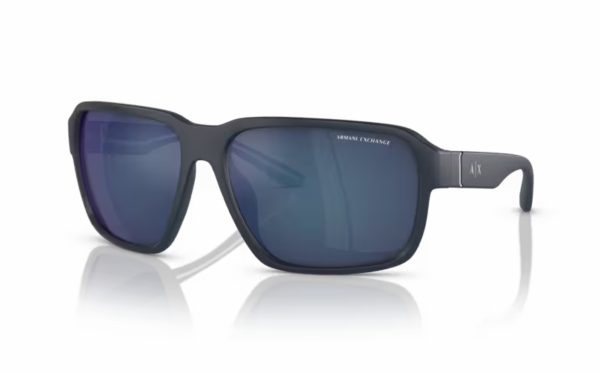 Armani Exchange Sunglasses AX 4131SU 818155 Lens Size 64 Frame Shape Square Lens Color Blue for Men