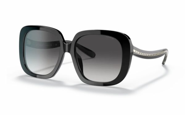 Coach Sunglasses HC 8323U 50028G Lens Size 56 Square Frame Shape Lens Color Gray for Women