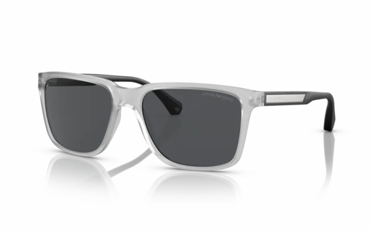 Emporio Armani Sunglasses EA 4188U 5017/T3 Lens Size 62 Square Frame Shape Lens Color Gray for Men