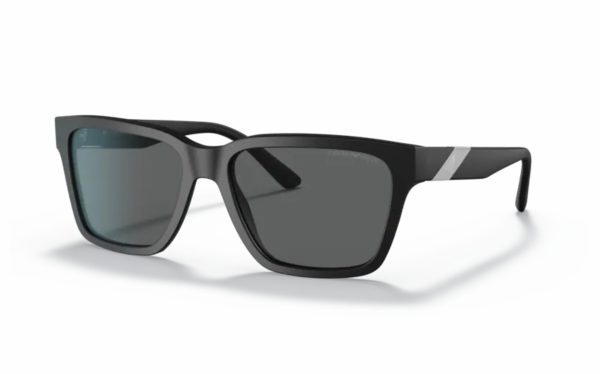 Emporio Armani Sunglasses EA 4177 5898/87 Lens Size 57 Frame Shape Rectangle Lens Color Gray for Men