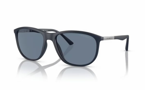 Emporio Armani Sunglasses EA 4201 5088/2V Lens Size 58 Square Frame Shape Lens Color Blue Polarized for Men