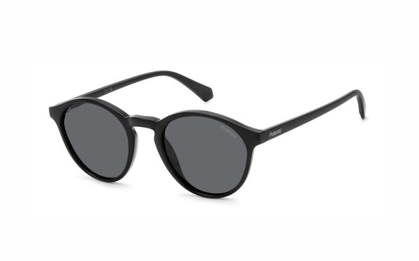 Polaroid Sunglasses PLD 4153/S 807M9 Lens Size 50 Frame Shape Round Lens Color Gray Polarized for Men