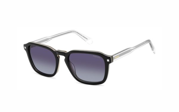 Polaroid Sunglasses PLD 4156/S/X 0WMWJ Lens Size 53 Frame Shape Rectangle Lens Color Polarized Gray for Unisex