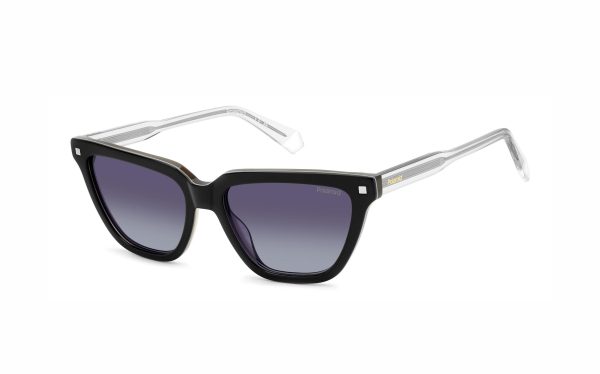 Polaroid Sunglasses PLD 4157/S/X 0WMWJ Lens Size 55 Frame Shape Cat Eye Lens Color Gray Polarized for Women