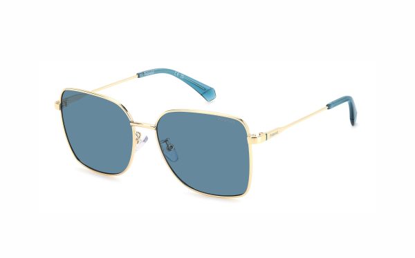 Polaroid Sunglasses PLD 4158/G/S/X OGAC3 Lens Size 58 Frame Shape Square Lens Color Blue Polarized for Women