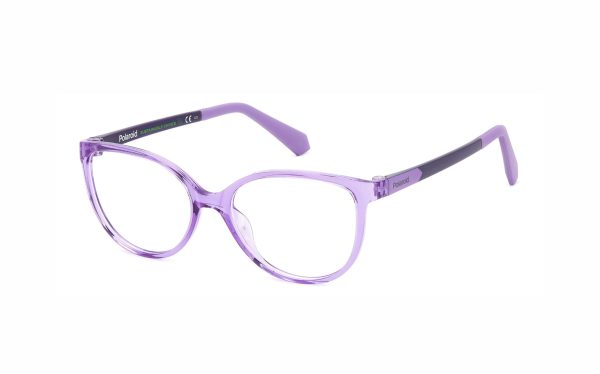 Polaroid Eyeglasses PLD D825 789 Lens Size 49 Frame Shape Cat Eye for Children (7-10) Years