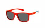 نظارة شمسية بولارويد PLD 8053/S 4E3M9 حجم العدسة 49 شكل الاطار مستطيل لون العدسة رمادي بولارايزد للأطفال 7-10 سنوات