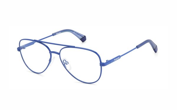 نظارة طبية بولارويد PLD D828 MVU حجم العدسة 53 شكل الاطار افييتور للأطفال 7-10 سنوات
