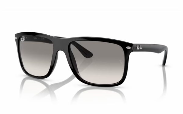Ray-Ban Boyfriend Two Sunglasses RB 4547 601/32 Lens Size 57 Frame Shape Square Lens Color Gray for Unisex