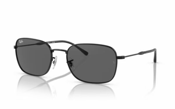 Ray-Ban Sunglasses RB 3706 002/B1 Lens Size 54 and 57 Frame Shape Square Lens Color Gray for Unisex