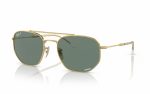 Ray-Ban Sunglasses RB 3707 001/O9 Lens Size 54 and 57 Frame Shape Hexagon Lens Color Polarized Gray for Unisex