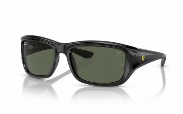 Ray-Ban Scuderia Ferrari Sunglasses RB 4405-M F650/71 Lens Size 59 Square Frame Shape Lens Color Green for Men