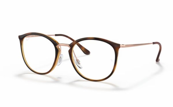 Ray-Ban Eyeglasses RX 7140 5687 Lens Size 51 Round Frame Shape For Unisex