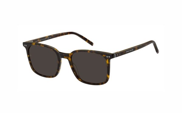 Tommy Hilfiger Sunglasses THF 1938/S 086/IR Lens Size 53 Frame Shape Rectangular Lens Color Gray for Men