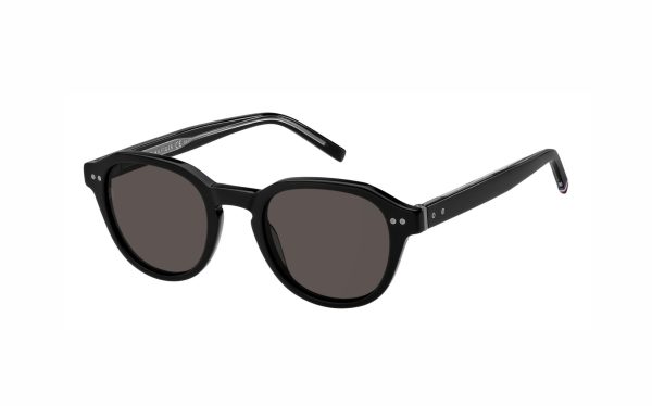 Tommy Hilfiger Sunglasses THF 1970/S 807/IR Lens Size 49 Frame Shape Round Lens Color Gray for Men