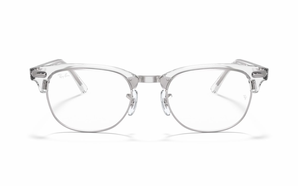Ray-Ban Clubmaster Eyeglasses RX 5154 2001 lens size 49, 51 and 53 square frame shape for Unisex
