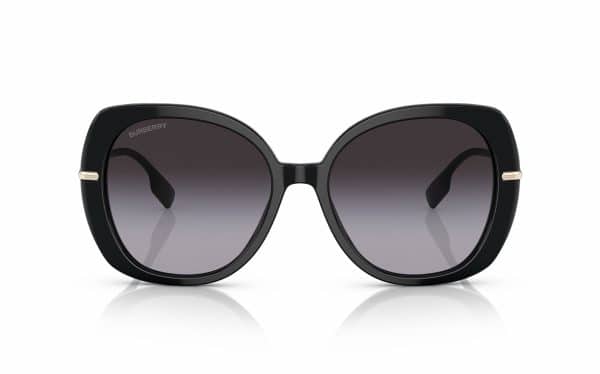 Burberry Eugenie Sunglasses BE 4374 3001/8G Lens Size 55 Frame Shape Square Lens Color Gray for Women