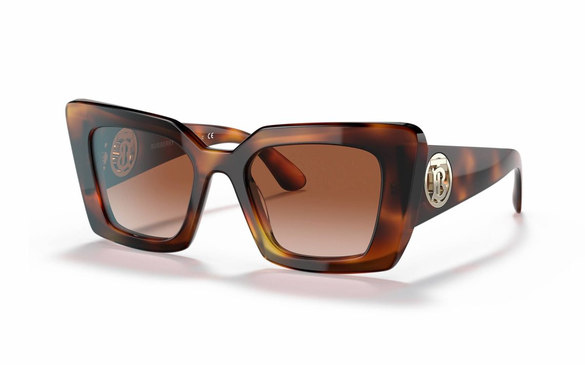 Burberry Sunglasses BE 4344 3316/13 Lens Size 51 Frame Shape Cat Eye Lens Color Brown for Women