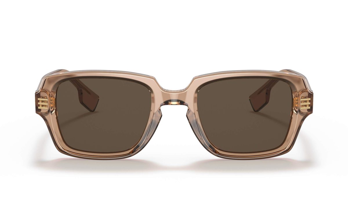 Burberry Eldon Sunglasses BE 4349 3504/73 Lens Size 51 Frame Shape Square Lens Color Brown for Men