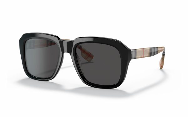 Burberry Astley Sunglasses BE 4350 3952/87 Lens Size 55 Frame Shape Square Lens Color Gray for Men
