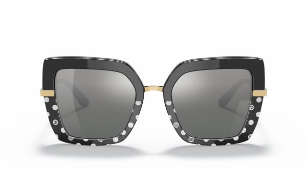 Dolce & Gabbana Sunglasses DG 4373 3316/88 Lens Size 52 Frame Shape Square Lens Color Silver for Women