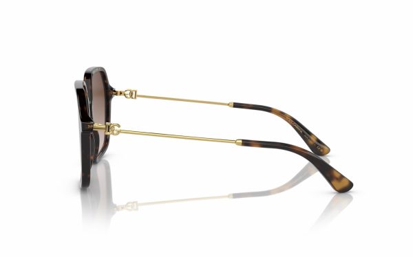 Dolce & Gabbana Sunglasses DG 4422 502/13 Lens Size 56 Frame Shape Square Lens Color Brown for Women