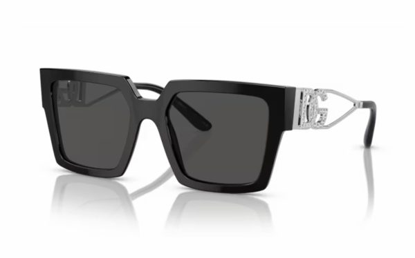 Dolce & Gabbana Sunglasses DG 4446B 501/87 Lens Size 53 Frame Shape Square Lens Color Gray for Women