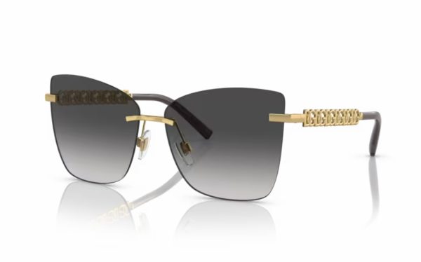 Dolce & Gabbana Sunglasses DG 2289 02/8G Lens Size 59 Frame Shape Butterfly Lens Color Gray for Women