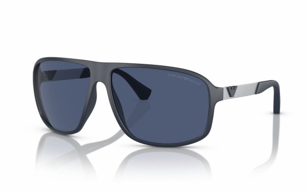 Emporio Armani Sunglasses EA 4029 5088/80 Lens Size 64 Frame Shape Square Lens Color Blue for Men