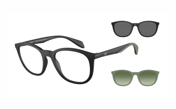 Emporio Armani Sunglasses EA 4211 5001/1W Lens Size 52 Round Frame Shape for Men