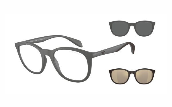Emporio Armani Sunglasses EA 4211 5126/1W Lens Size 52 Round Frame Shape for Men