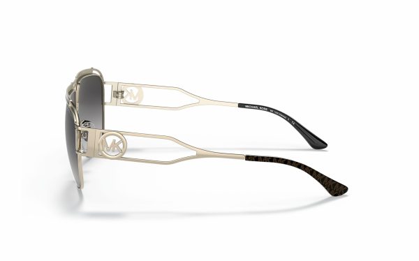 نظارة شمسية مايكل كورس فيينا MK 1102 10148G حجم العدسة 61 شكل الاطار افياتور لون العدسة رمادي نسائي