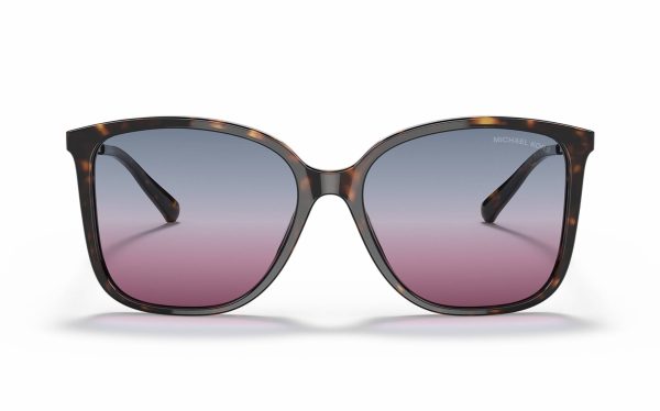 Michael Kors Avellino Sunglasses MK 2169 30068G Lens Size 56 Frame Shape Square Lens Color Blue Pink for Women