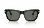Persol Sunglasses PO 3269-S 95/58 Lens Size 52 Frame Shape Rectangle Lens Color Green Polarized for Unisex