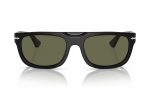 نظارة شمسية بيرسول PO 3271-S 95/58 حجم العدسة 55 شكل الاطار مستطيل لون العدسة أخضر بولارايزد رجالي