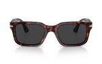 Persol Sunglasses PO 3272-S 24/48 Lens Size 53 Frame Shape Rectangle Lens Color Black Polarized for Unisex